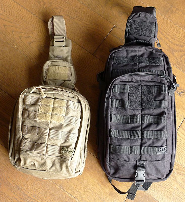 Review: 5.11 Tactical (RUSH) MOAB 6 and 10 Sling-bags (MOLLE/PALS ...